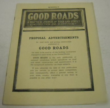 Good roads 1913 magazine vol.5, no. 12