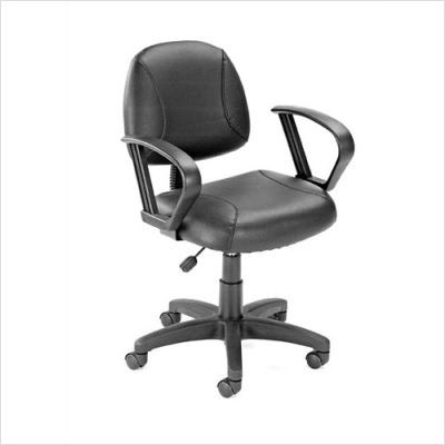 Office adjustable deluxe posture chair with loop arms