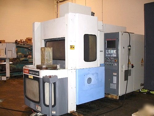 1997 mazak fh 480 cnc horizontal machining center