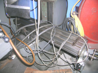 Bridgeport vertical knee mill dro power feed 9X42 2HP