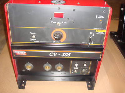 Lincoln electric cv-305 mig welder with lf-74 wire feed