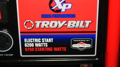Troy bilt xp 6200 watt generator