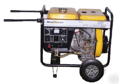 Welder generator 10 hp diesel electric start engine