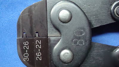 Amp 59836-1 crimp tool daht 22-30 mta excellent crimper