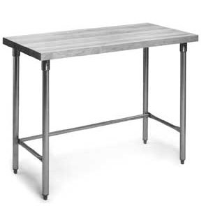 Eagle MT3060ST bakers table, maple wood top, stainless 