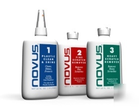 Novus plastic polish 8OZ kit (#1,#2 & #3) acrylic 