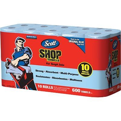 Scott shop towels available in 1/2 or full pallet qty's