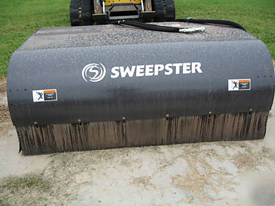 Sweepster hopper sweeper for skid steer free shipping