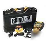 Dymo 1734520-rhino 6000 hard case kit - w/ 2 yr 