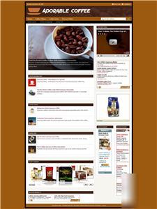 Established â˜…â˜…coffee nicheâ˜…â˜… website business for sa