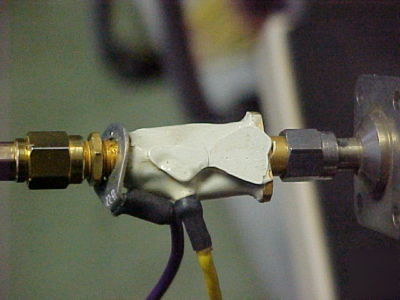 Satellite lnb microwave dc injector connector. (sma )