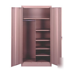 Tennsco combination storage cabinets 36X18X72 light gr