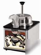 New fudge server w/front heated spout