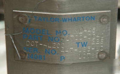 Taylor wharton xl-45HP dewar
