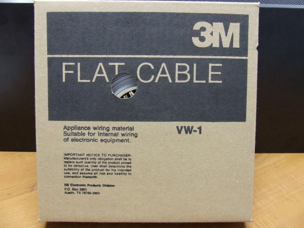 New 3M flat cable 100' 26 conductors p/n: 3365/26 