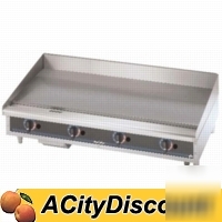 New star-max 48IN commercial flat gas griddle grill