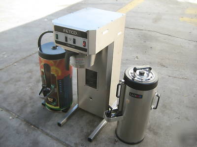Fetco tbs-21A coffee/tea brewer w/dispenser,used,xlnt 
