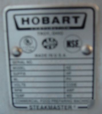 Hobart meat tenderizer, model 403