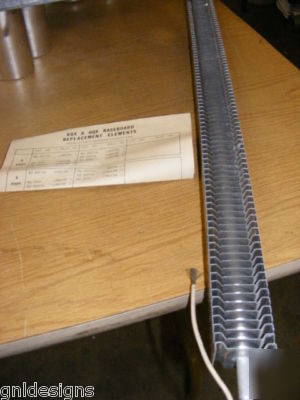 New federal pacific baseboad heater element 750W 120V 