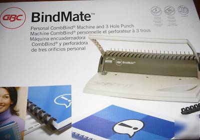 New gbc bindmate comb binding binder machine ++