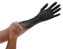 Black lightning powder-free nitrile gloves 100PK large
