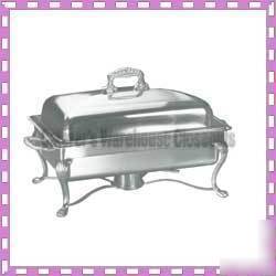 Chafer 4 qt.chafing dish gadroon style silverlate