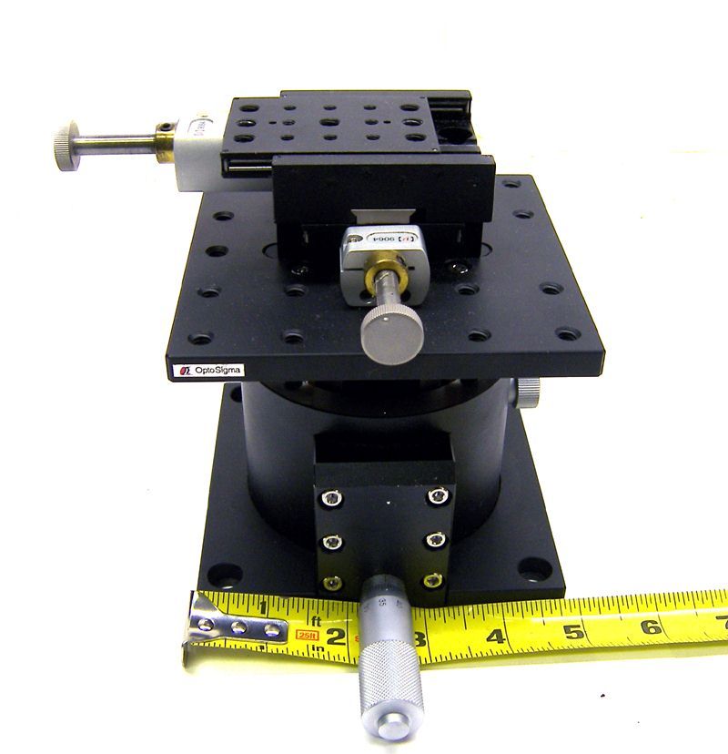 New focus optosigma x-y-z linear stages lifter platform