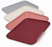 DinetÂ® cranberry flat meal delivery tray - 14 x 18