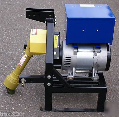 New 15 kw pto generator with drive shaft and stand