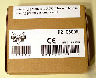 Automation direct plc D2-08CDR (combo 4 in 4 out) fs