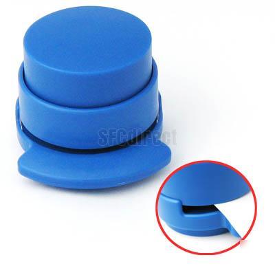 Blue stapleless/staple-free stapler paper binding tool