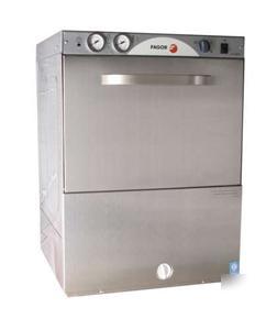 New fagor undercounter dishwasher fi 64W-35 racks hr
