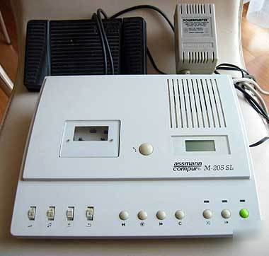 Assmann compur m-205 sl mini cassette voice recorder