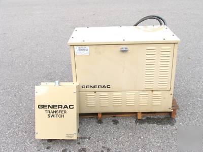 Generac 8KW natural gas backup home generator 100A ats
