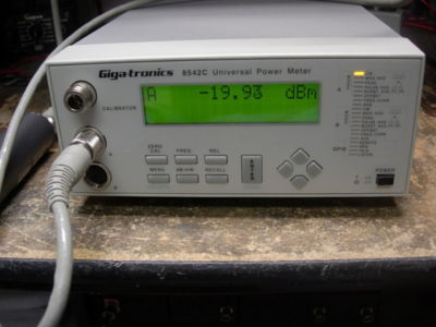 Gigatronics 8542C dual input power meter rf *works*