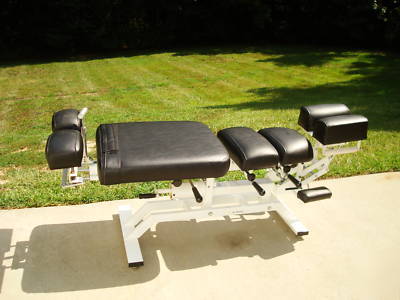 Chiropractic flexion table with drops by f&b