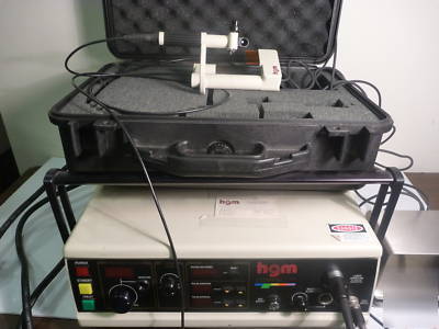 Hgm e-001 compac plus laser system / fiber optic scope