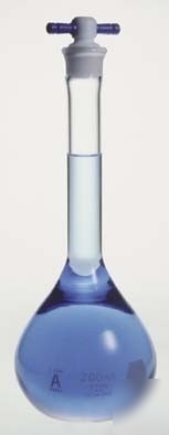 Kimble/kontes kimax volumetric flasks with : 28014F 50