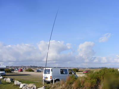 Pro whip portable hf antenna, 160M - 6M , hieght 10M