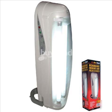 Rechargeable emergency camping light lamp 2 x 8W tubes
