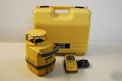 Topcon automatic laser system rl-ha with ls-70 receiver