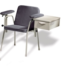 Midmark ritter 281 blood drawing chair - storage drawer
