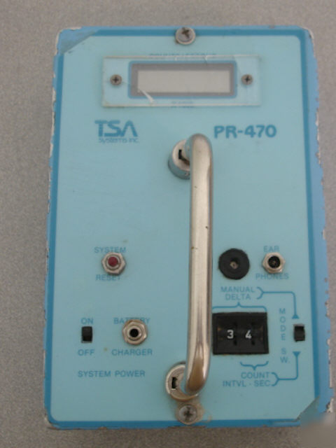 Tsa systems PR470 portable radiation monitor pr-470