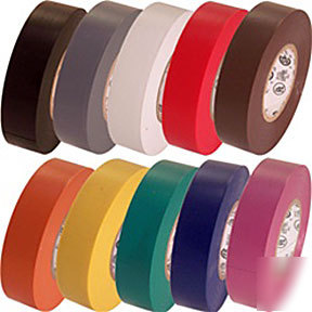 100 rolls covalence brown electrical tape - ul listed