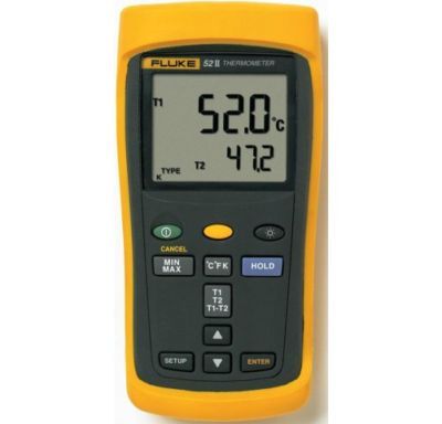Fluke 52 2 thermometer calibrated & certified msrp $285