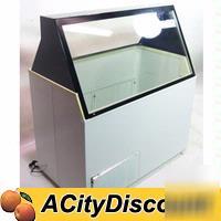 Low glass visidipper ice cream dipping cabinet 8 facing