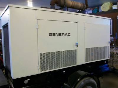Generac trailered 36 kw gasoline generator low hours