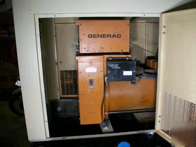 Generac trailered 36 kw gasoline generator low hours