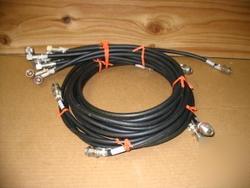 9 cables belden 8287 1C13 & pasternack & amphenol ends