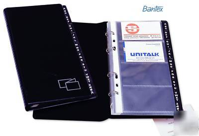 Bantex visifix business card album a-z inindex